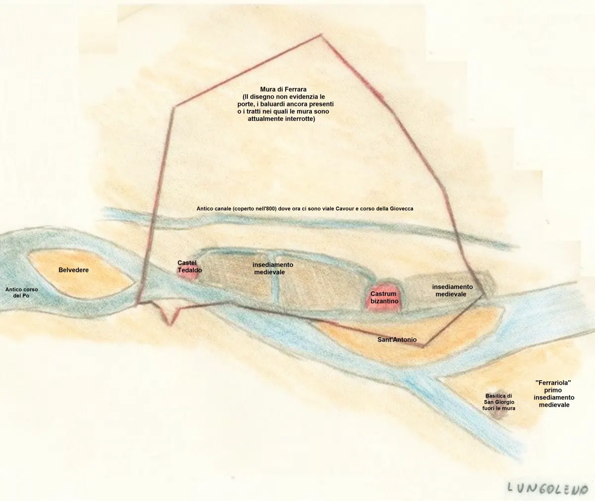 Le mura rinascimentali di Ferrara