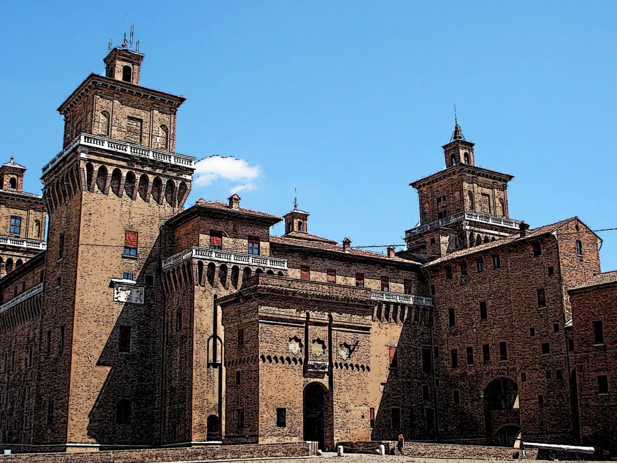 Il Castello Estense e il suo fossato