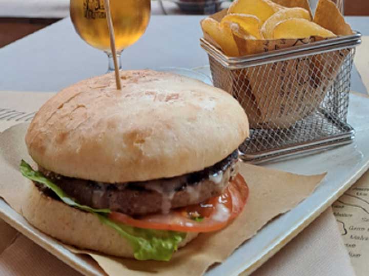 WILD BOAR BURGER